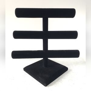 Bracelet Stand, Black Velvet Multi Tier Bracelet Bar Organizer, Bracelet Display